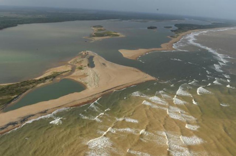 Lama da barragem chegou ao mar | Fred Loureiro/ Secom ES/Fotos Públicas