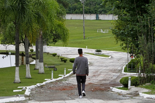 Imagens do CT do Coritiba em Quatro Barras, onde treinam as categorias de base do clube. Empresa dona do local alega que o Alviverde está em atraso com o pagamento do aluguel e já pediu na Justiça a desocupação da área. | Antônio More/Gazeta do Povo