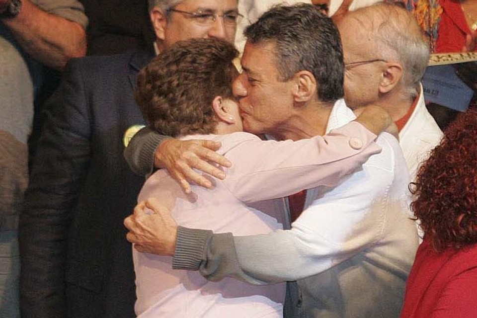 Dilma e Chico na campanha de 2010. | Alexandre Brum /Agência O Dia/ Arquivo