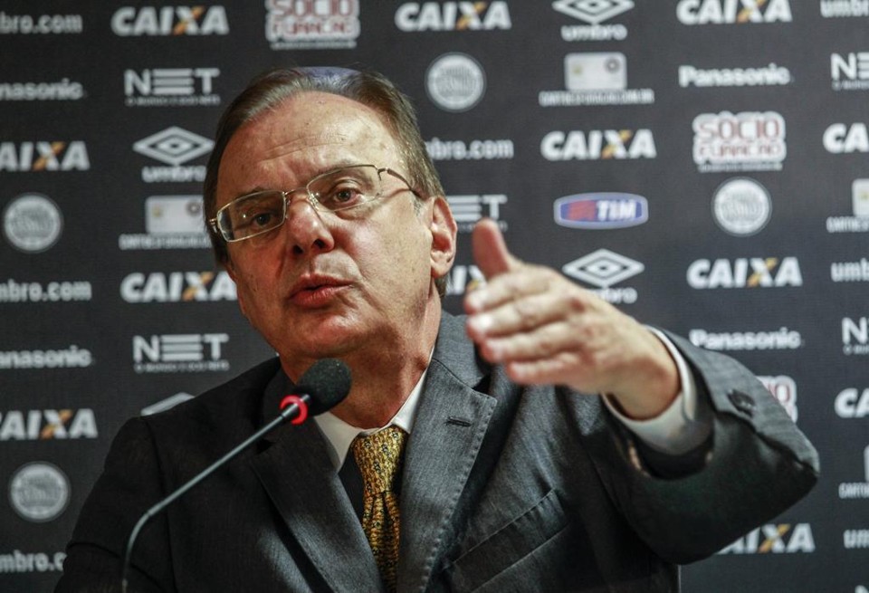 Luiz Sallim Emed, novo presidente do Atlético, se disse triste de acompanhar o escândalo de corrupção no futebol. | Daniel Castellano/Gazeta do Povo