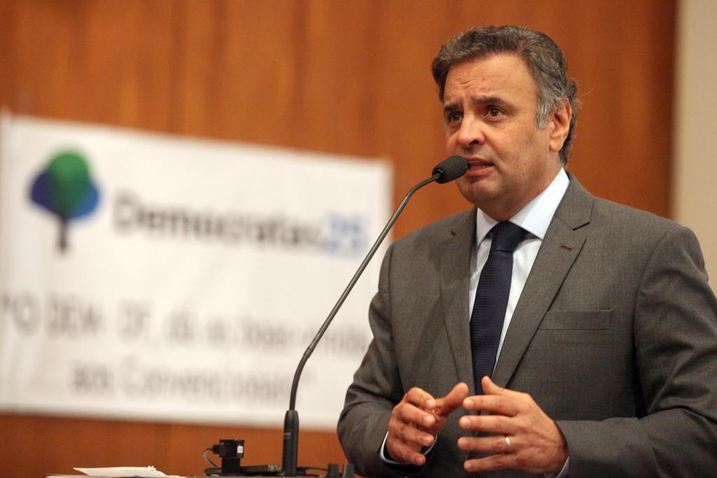 Aécio: senador nega as acusações. | Foto: George Gianni/ PSDB/Fotos Públicas