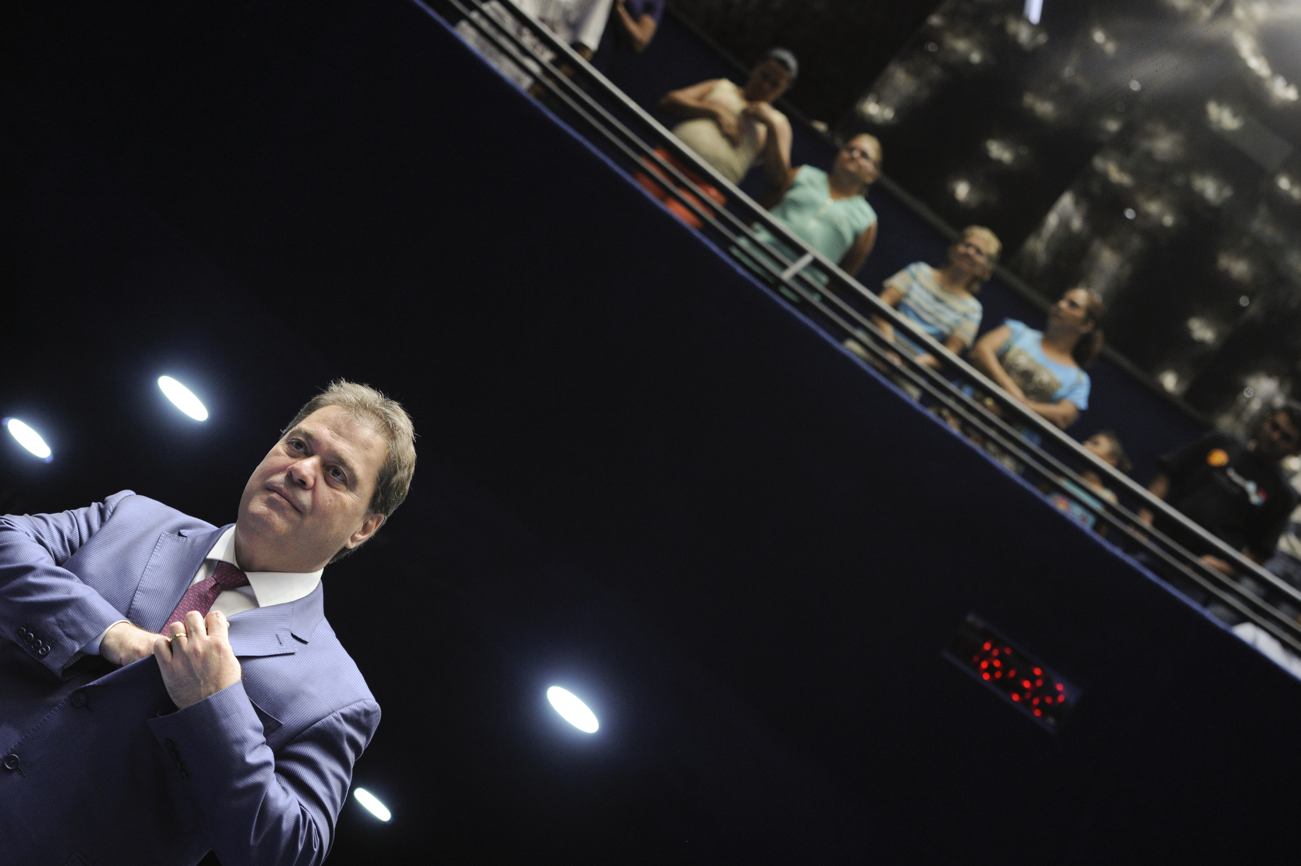 Gim Argello foi senador e um dos principais nomes do PTB durante a negociação com o governo Dilma. | Pedro França/Agência Senado