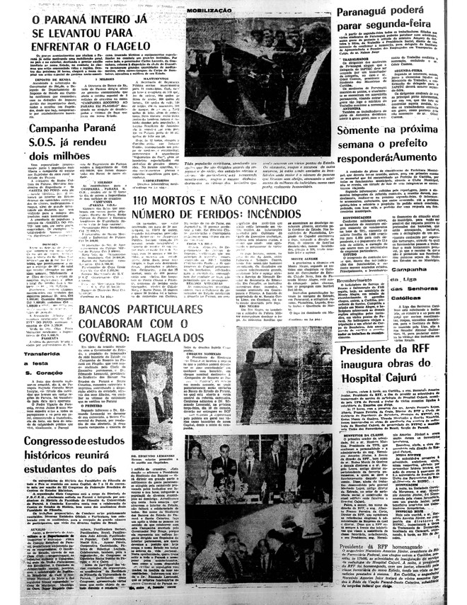 Veículo hegemônico, diagramação tinha papel de facilitar a leitura, mas também de fazer caber o máximo de notícias, não raro com prejuízo para a fotografia. | arquivo/Gazeta do Povo