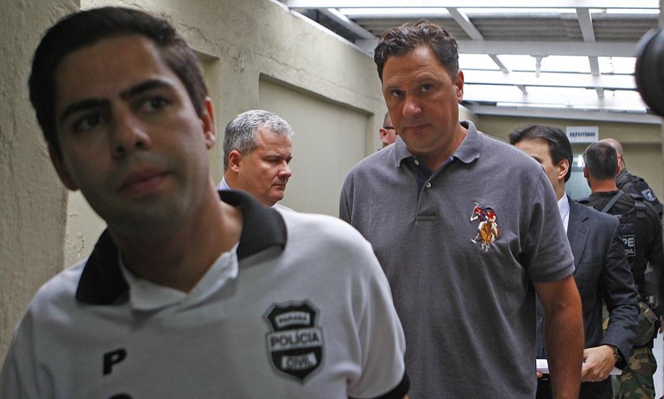 Juliano Borghetti , em 2011, quando foi detido por briga em Joinville. | Jonathan Campos/Gazeta do Povo