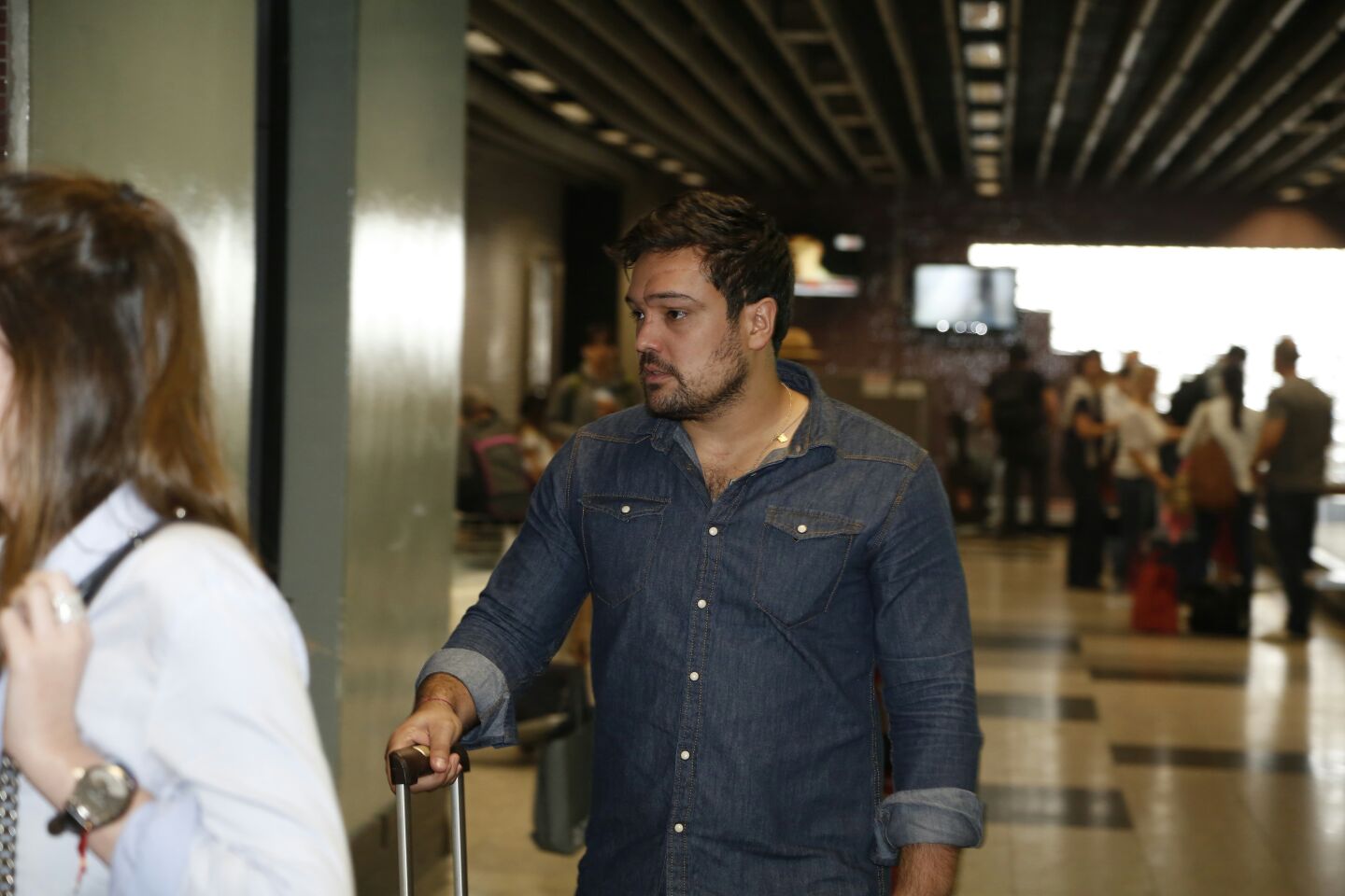 Ex-deputado desembarcou no aeroporto Afonso Pena | Henry Milléo/Gazeta do Povo