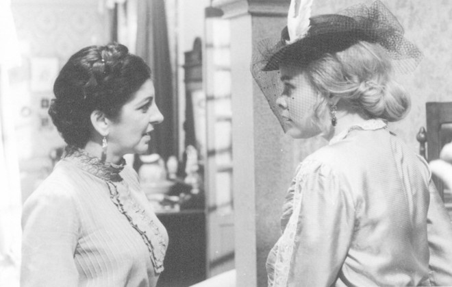 Marília foi a amarga Juliana na minissérie “O Primo Basílio” (1988), em que contracenava com Giulia Gam. | DIVULGACAO/DIVULGACAO