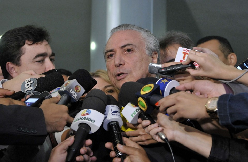 Vice-presidente Michel Temer: relação tumultuada com a presidente Dilma. | Alex Ferreira/ Câmara dos Deputados