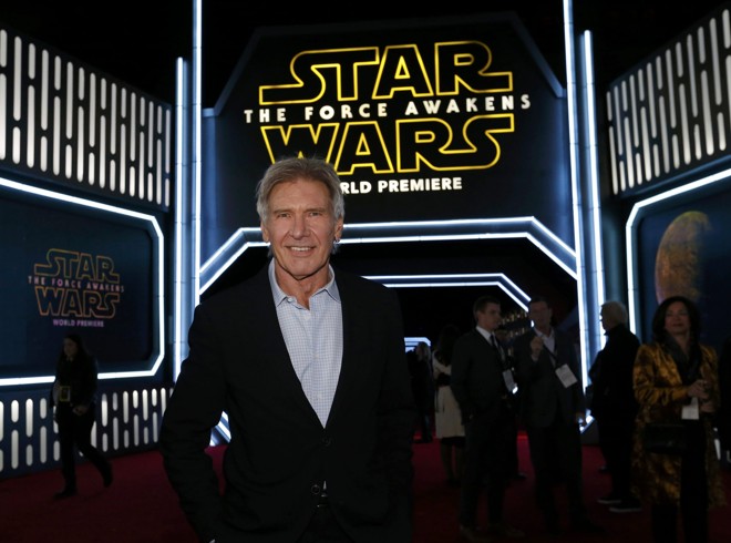 Harrison Ford, o Han Solo. | MARIO ANZUONI/REUTERS