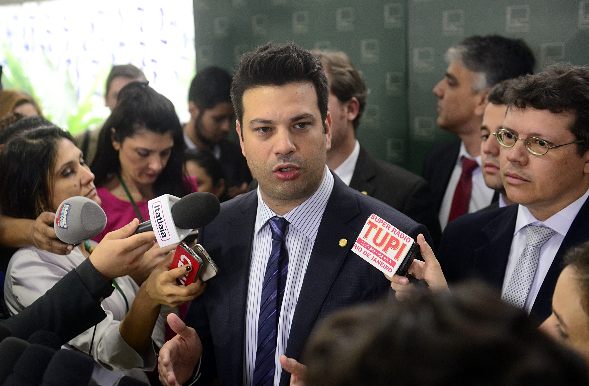 Resolvidos os trâmites burocráticos, o novo líder respondeu às críticas de peemedebistas que chamaram sua volta à liderança de “artificial”. | GUSTAVO LIMA/