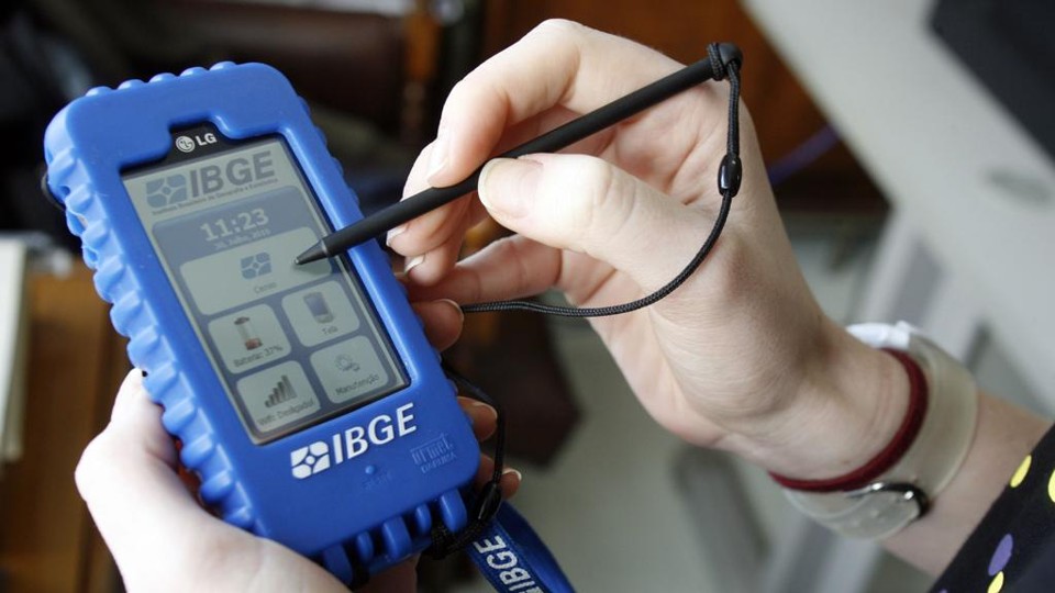 Equipamento do IBGE usado no último censo, em 2010. | Priscila Forone/Gazeta do Povo