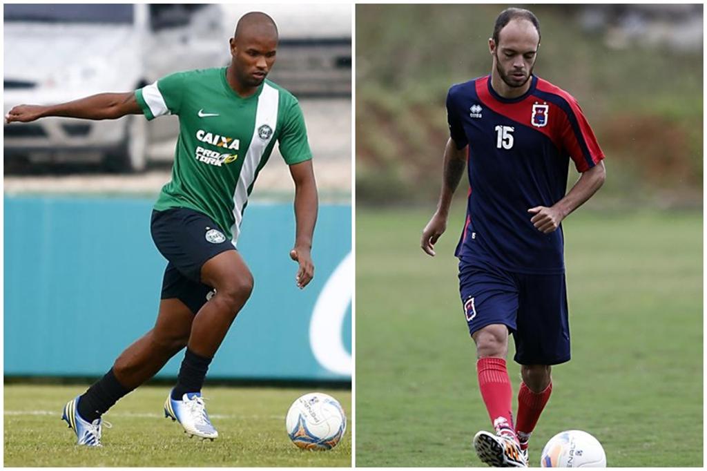 Bonfim e Carlão vão jogar juntos no Capivariano. | Marco Andre Lima e Albari Rosa/Gazeta do Povo