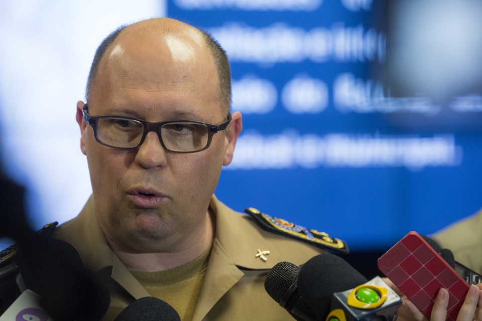 O coronel Maurício Tortato admite cultura do “justiçamento” - ainda que em pequena escala dentro da PM. | Brunno Covello/Gazeta do Povo