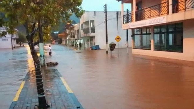Chuva afetou metade da população de Manfrinópolis | Prefeitura/Divulgação