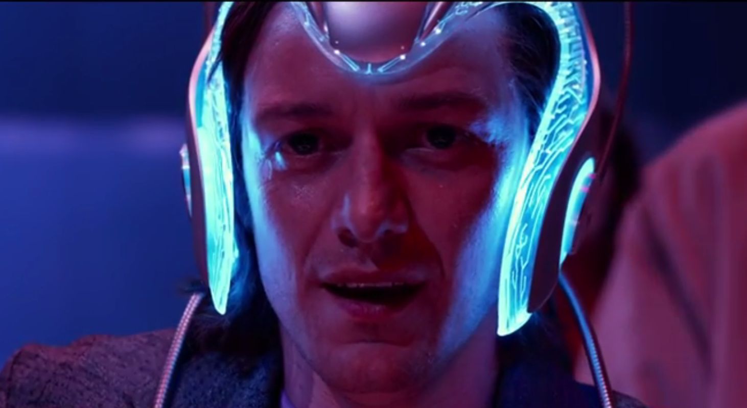 O jovem Professor Xavier em cena de “X-Men: Apocalipse” | Reprodução/YouTube