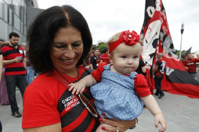 Atleticanismo familiar foi uma marca do pleito. | Jonathan Campos/Gazeta do Povo