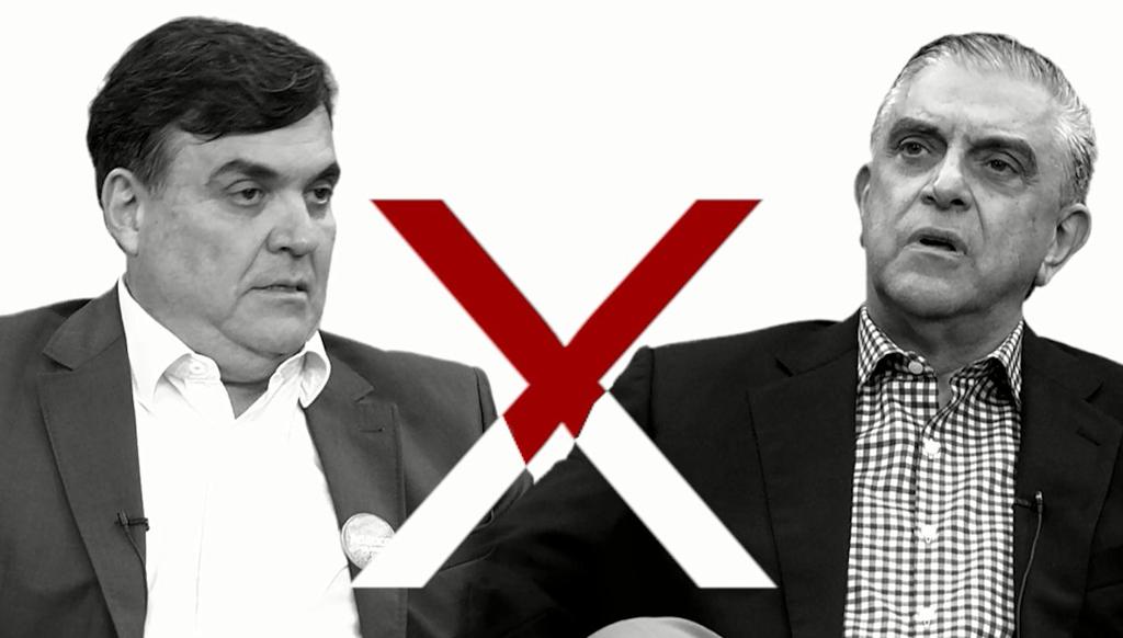 Henrique Gaede, da Atlético de Novo, e Mario Celso Petraglia, da CAPGigante:candidatos ao Deliberativo do Furacão. | Bruno Matos/Gazeta do Povo
