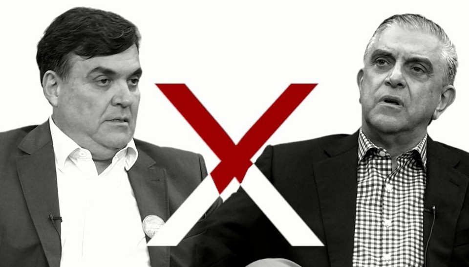 Henrique Gaede, da Atlético de Novo, e Mario Celso Petraglia, da CAPGigante:candidatos ao Deliberativo do Furacão. | Bruno Matos/Gazeta do Povo