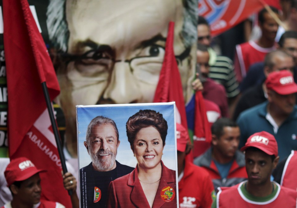 Cunha, Lula e Dilma: protagonistas da crise politica que acompanha o país. | Ricardo Moraes/Reuters