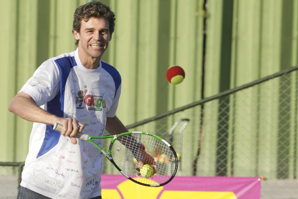 Gustavo Kuerten hoje toca projetos sociais. | ANDRE RODRIGUES/Gazeta do Povo