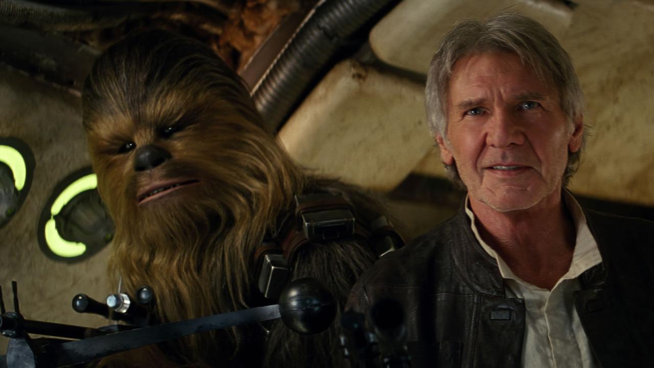Chewbacca e Han Solo em “O Despertar da Força” | Divulgação/