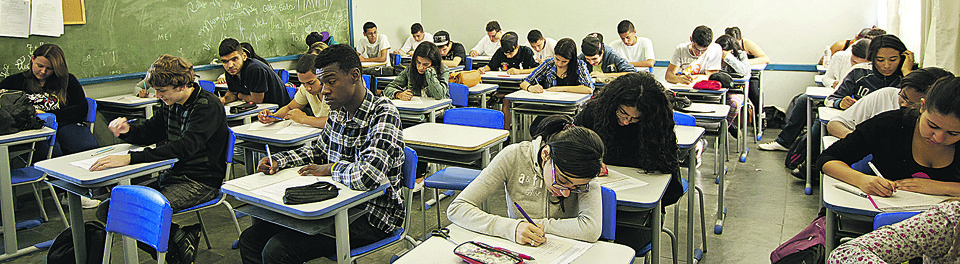 Entre os estudantes negros de 18 a 24 anos, 45,5% estão no ensino superior. Em 2004, eles eram 16,7%. | Zé Carlos Barretta/Folhapress