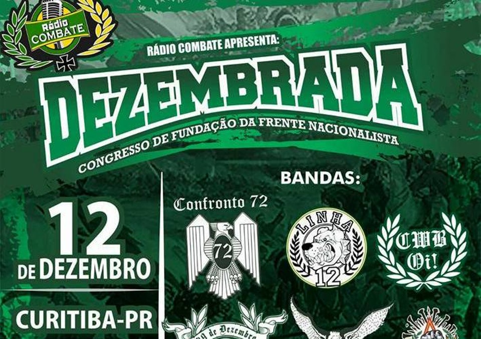Região de Curitiba vai sediar congresso de grupo inspirado no fascismo | Reprodução/