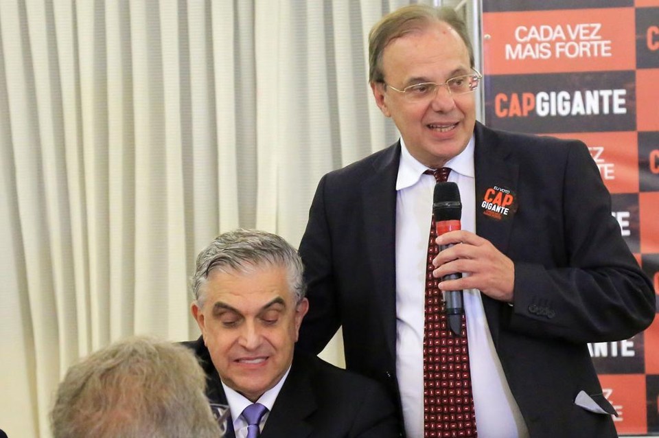 Petraglia e Luiz Sallim Emed concorrem pela CAPGigante. | Pedro Serapio/Gazeta do Povo