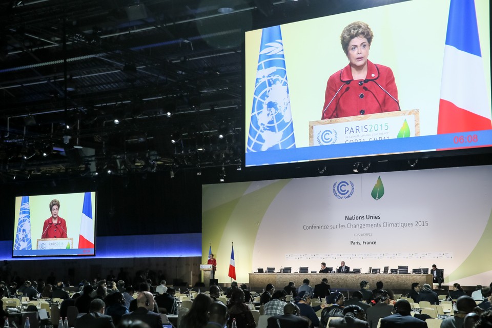 Dilma participou da conferência do meio ambiente em Paris e já está em Brasília para tratar das articulações do governo. | Roberto Stuckert Filho/PR