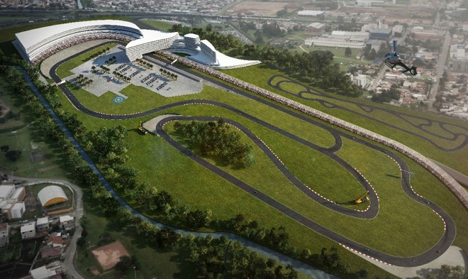 Investidores encomendaram um projeto para o autódromo. | Divulgação/Realiza Arquitetuta