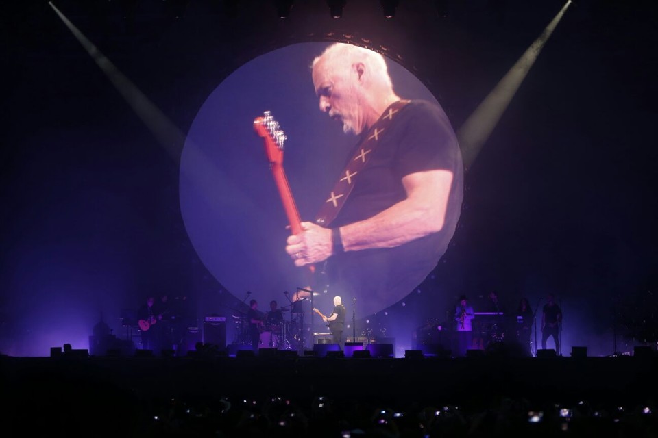 David Gilmour alternou clássicos do Pink Floyd com músicas da carreira solo | Albari Rosa/Gazeta do Povo
