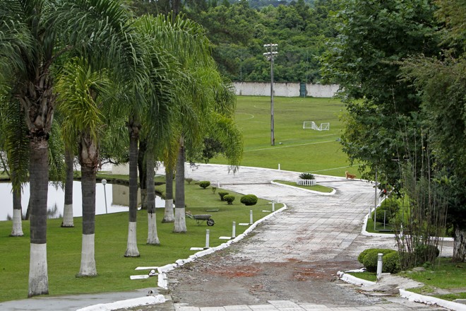 Imagens do CT do Coritiba em Quatro Barras, onde treinam as categorias de base do clube. Empresa dona do local alega que o Alviverde está em atraso com o pagamento do aluguel e já pediu na Justiça a desocupação da área. | Antônio More/Gazeta do Povo