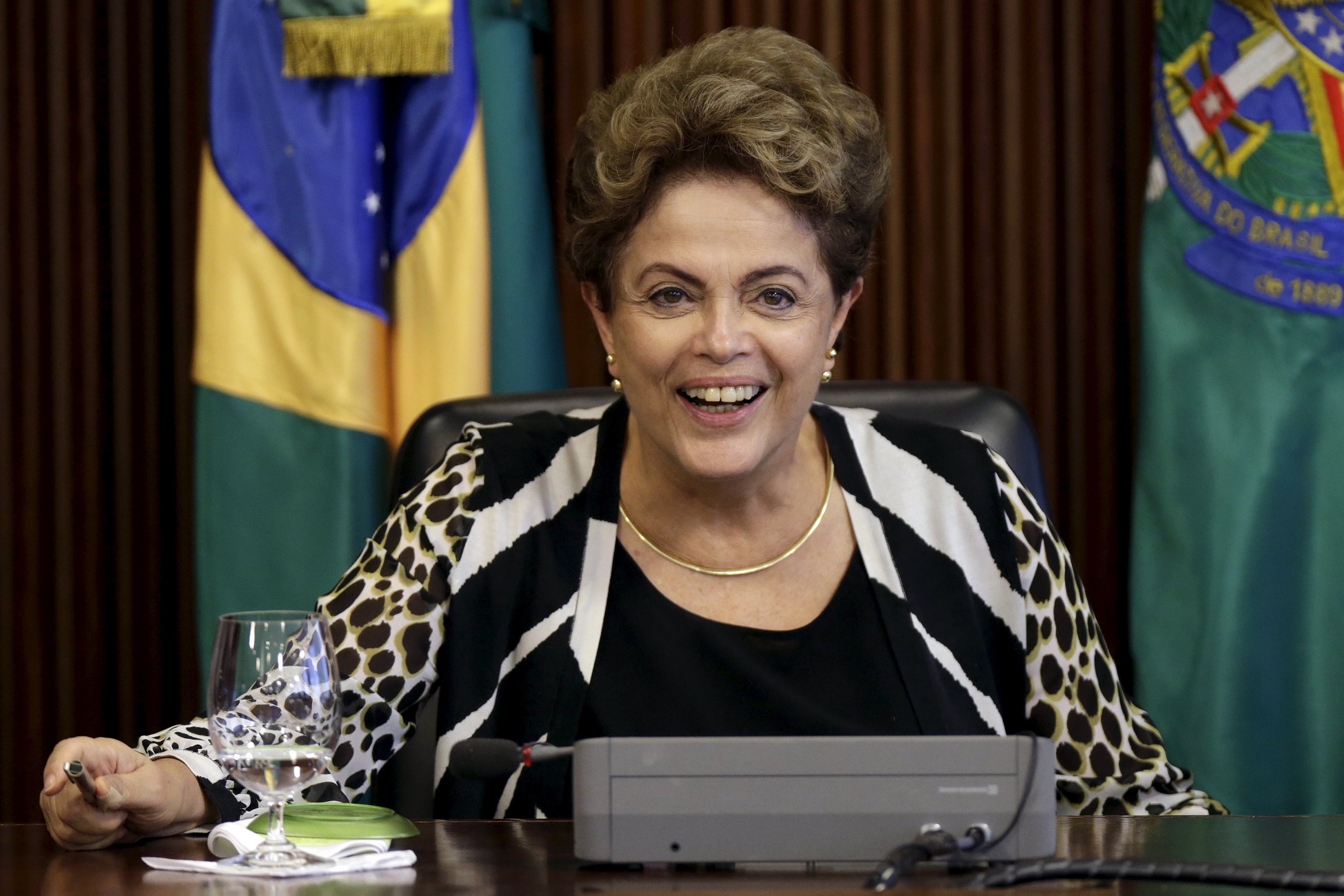Presidente Dilma Rousseff demonstra otimismo em relação ap futuro político. | Ueslei Marcelino/Reuters
