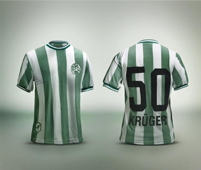 Camisa que será premiada a quem fizer doações para o projeto da estátua de Krüger. | Divulgação/Facebook