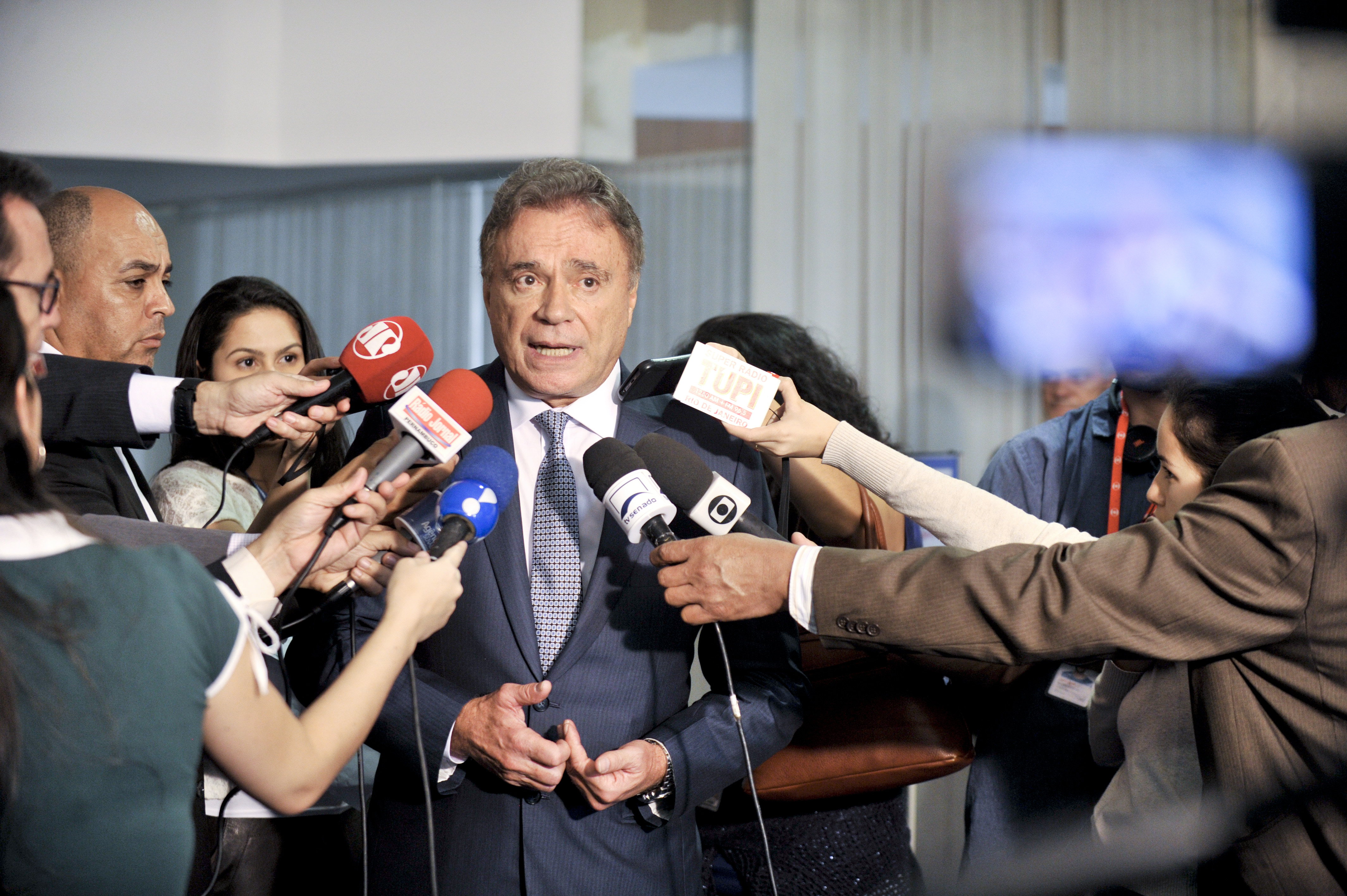Alvaro Dias está liderando o movimento pela investigação das contas de Temer | Waldemir Barreto/Agência Senado