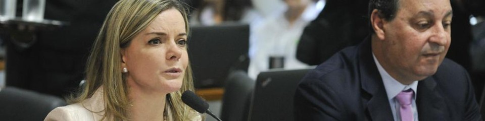 Mensagens de empreiteiro citam Gleisi e outros 13 investigados na Lava Jato Senadora Gleisi Hoffmann foi citada em gravação ligada à Operação Lava Jato. | Geraldo Magela/Agência Senado