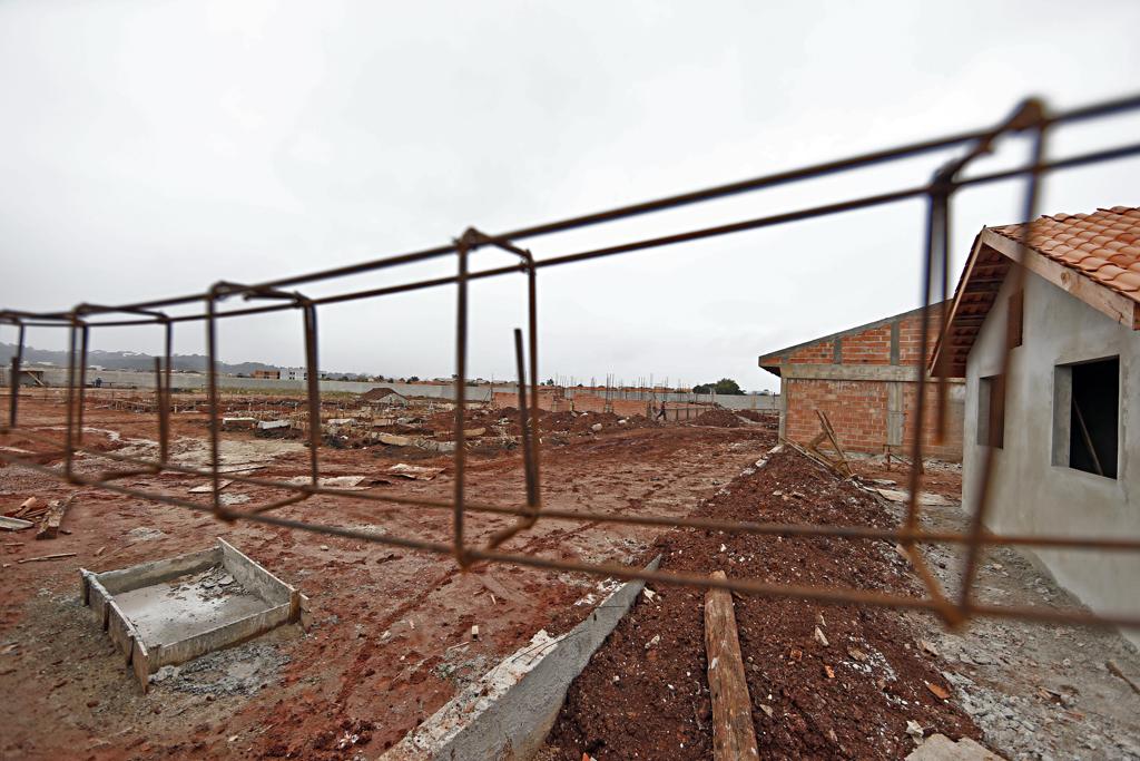 Obra de escola em Campina Grande do Sul da Valor: pagamento sem conclusão do serviço. | Albari Rosa/gazeta do povo