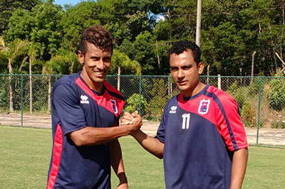 Válber e Nádson: dupla espera repetir no Paraná o sucesso no Sampaio Corrêa. | Divulgação Paraná/