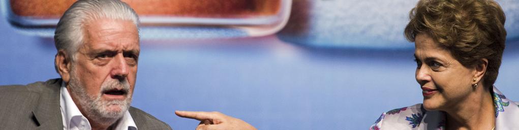 Jaques Wagner com a presidente Dilma: ministro aparece em diálogo interceptado pela Operação Lava Jato. | Marcelo Camargo/Agência Brasil