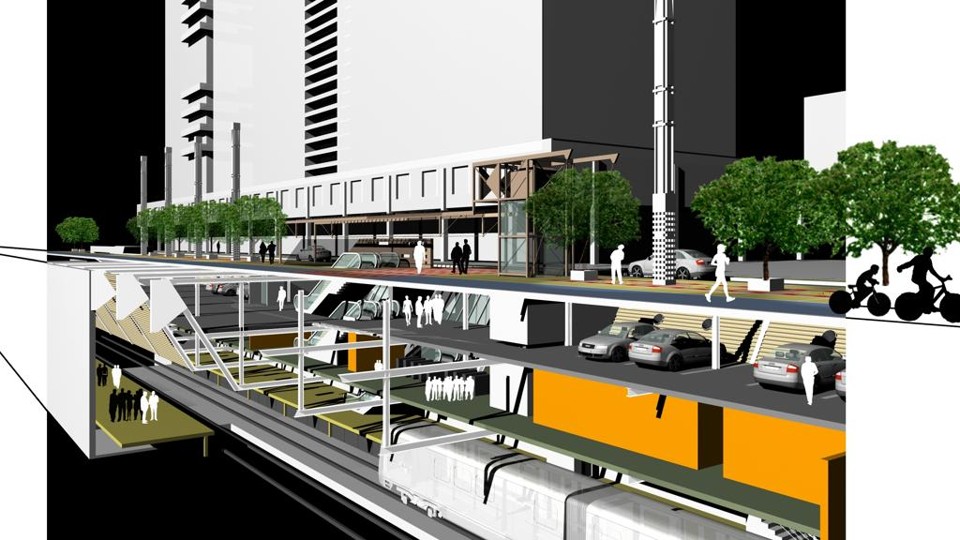 Concepção artística do metrô: por ora, o transporte subterrâneo ainda é um mero projeto. | Divulgacao /Ippuc