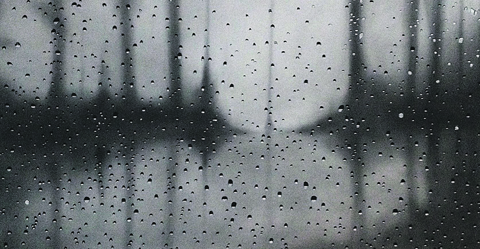 Obra de Cleverson Oliveira: gotas de chuva “molham” seus trabalhos. | 