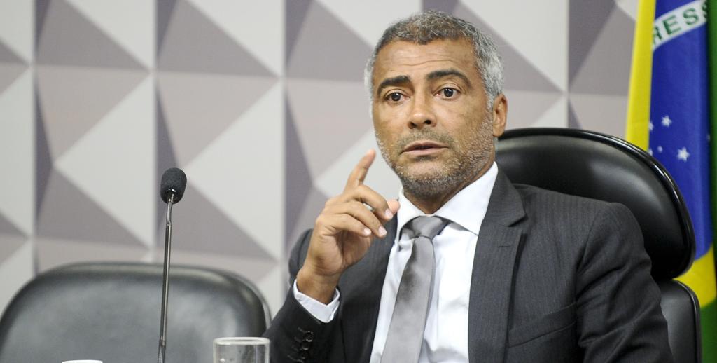Para Romário, o momento mais importante da sua carreira foi a conquista da Copa do Mundo de 1994. | Marcos Oliveira/Agência Senado
