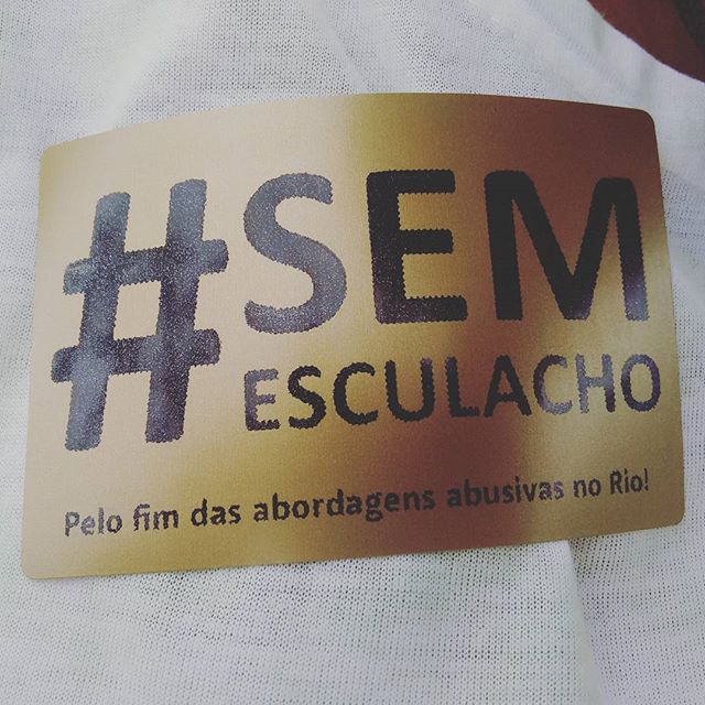 #SemEsculacho está sendo usada para divulgar o trabalho da organização. | Divulgação