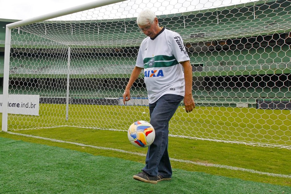 Krüger sera o primeiro jogador do futebol paranaense a ter uma estátua. | Antônio More/Gazeta do Povo
