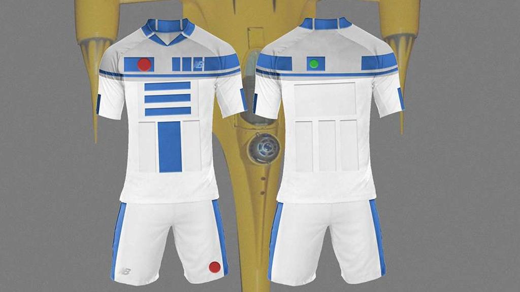 R2-D2 ganhou uniforme de futebol. | Reprodução/Pixalry