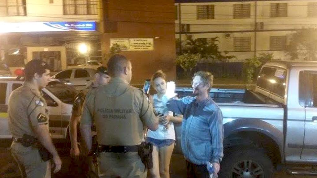 Dirigente petista foi abordado por policiais militares após furto na UTFPR. | /Dione Correia de Freitas