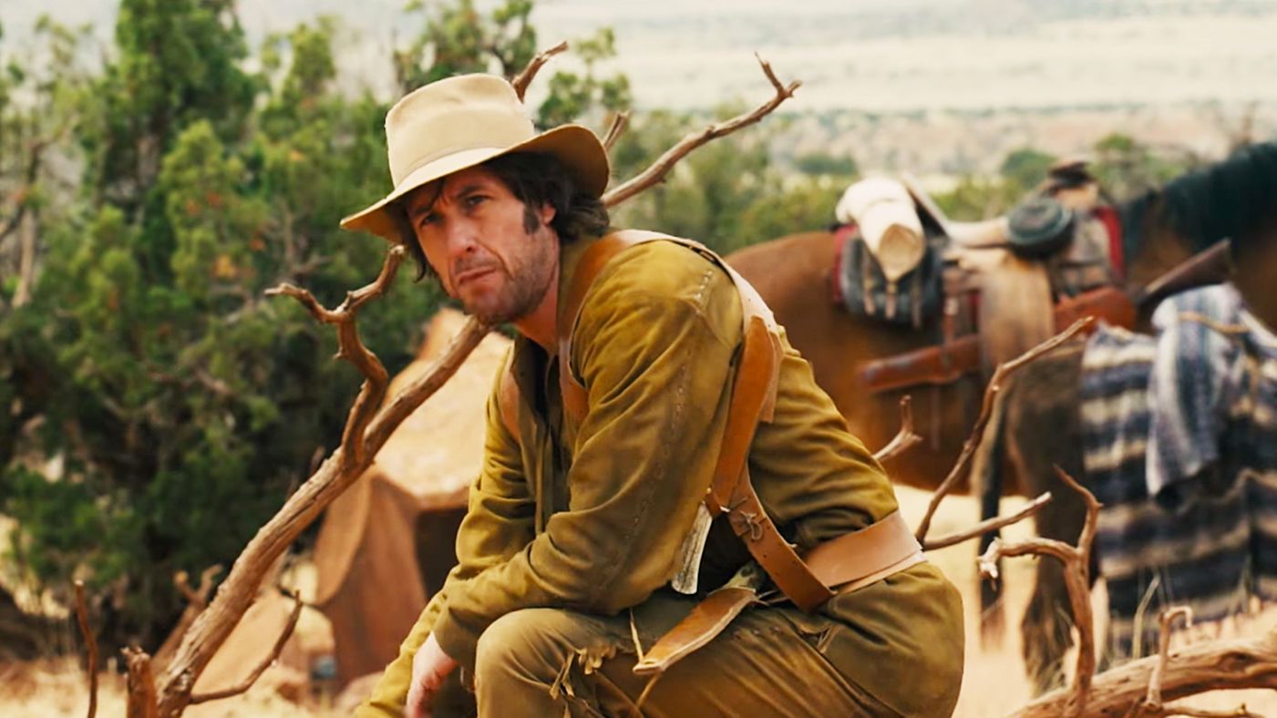 Cena de “The Ridiculous Six”, com Adam Sandler. | Divulgação