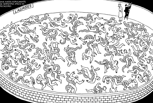 Ilustração da série “Cânone Gráfico”, publicado pela Barricada. | Reprodução