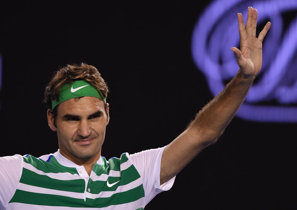 Roger Federer chegou a 300 vitórias em Grand Slams, feito inédito entre os homens. Mais sete triunfos e se tornará o recordista absoluto. | Greg Wood/AFP