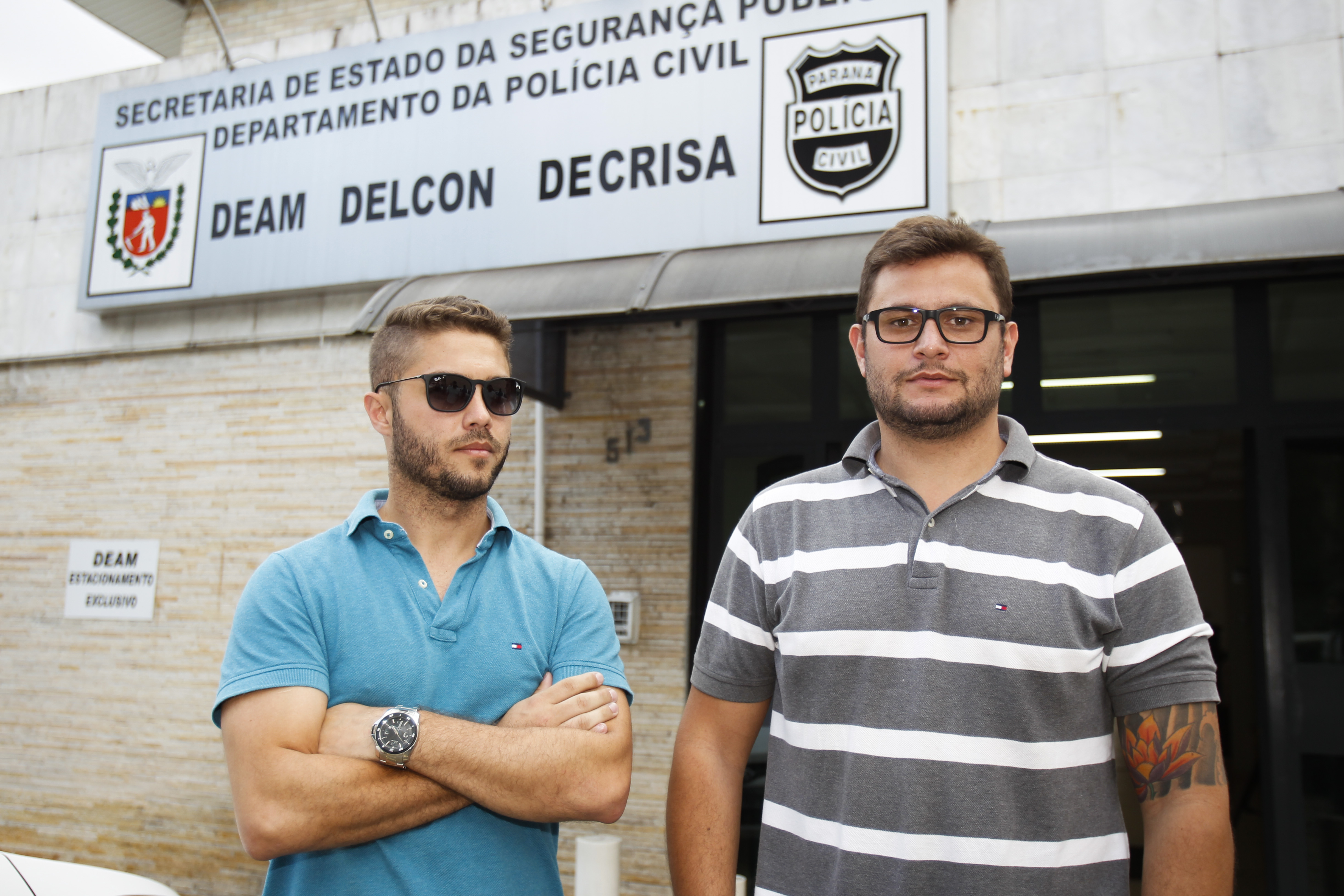 Ex-jogador Renan Ceschin (à esquerda) e o empresário Guilherme Carrano estão entre as vítimas | Daniel Castellano/Gazeta do Povo