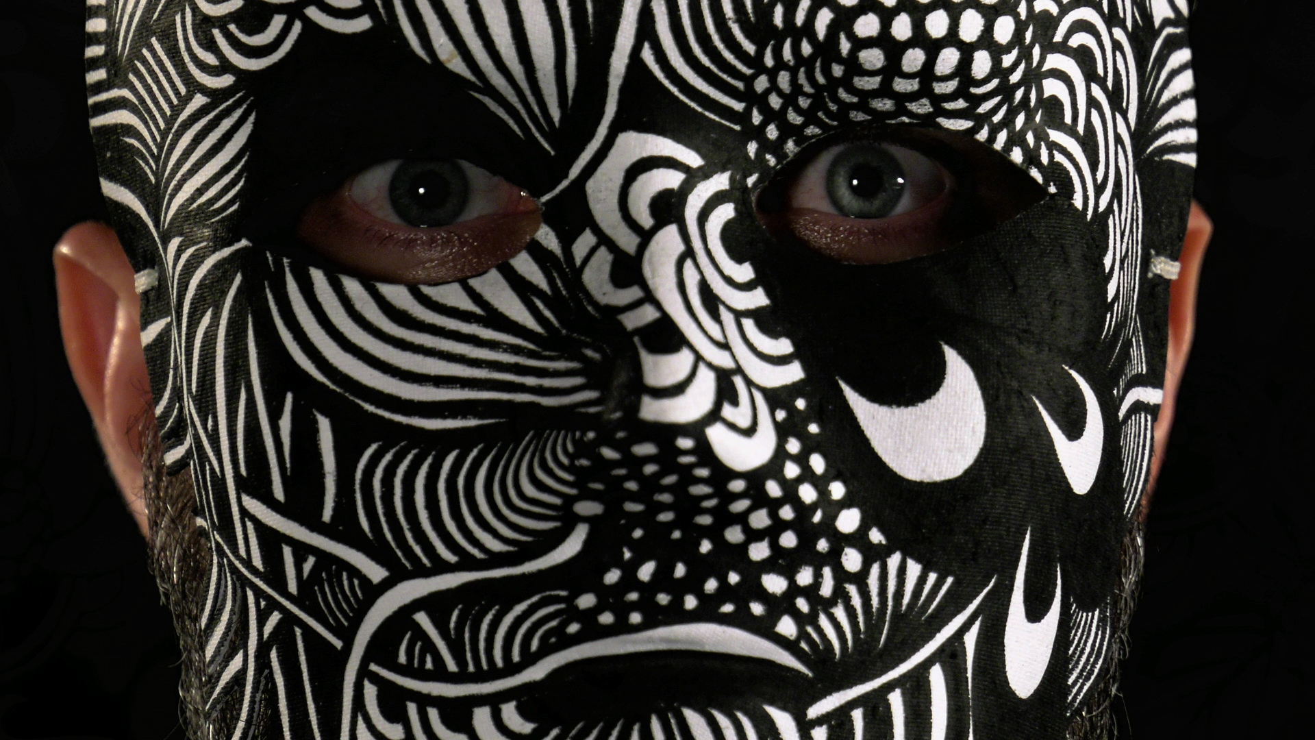 Projeções revelam o processo de trabalho de André. | Divulgação